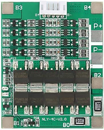 Placa de proteção à PCB da bateria de lítio para bateria de 4 séries e bateria de vida útil de 3,2V