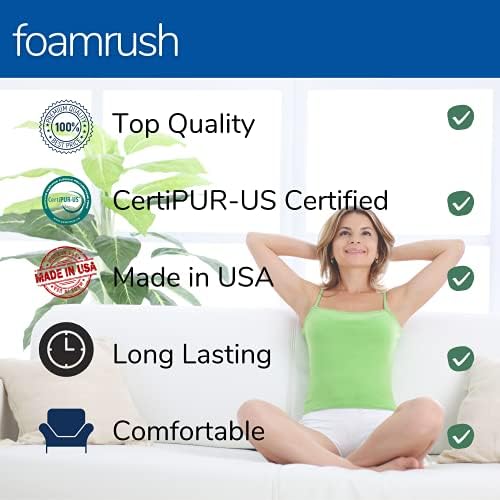 FOAMRUSH 4 H x 24 W x 48 LOPHOAME FOOM FOAM