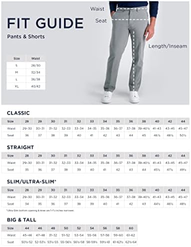 Haggar Men's Iron Free Premium Chaqui Chaque Slim-Straight Fit Front Flex Flex Casual Pant casual