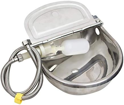 Moduoduo Automatic Water Trough Dog Alimentador de cães com tubo de 39 de comprimento e flutuação para gado Cavali