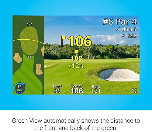 Abordagem de Garmin Z82, Golf GPS Laser Range Finder, precisão dentro de 10 ”da bandeira, sobreposições de 2-D, branco