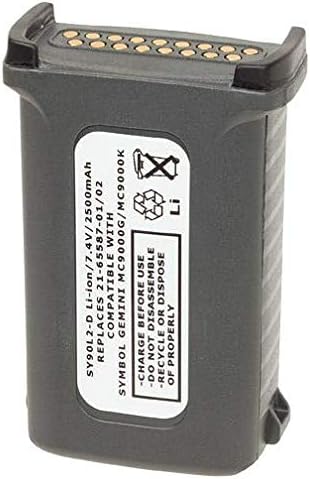 Bateria compatível com símbolo 21-65587-03 Scanner de código de barras recarregável 7.4V 2600mAh Li-ion