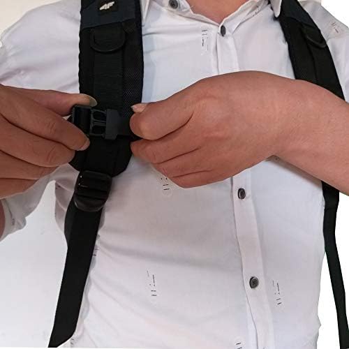 Hdhyk 2 pacote de nylon backpack universal strap-3/4 polegadas correia torácica-ajuste-ajuste backpack sirep