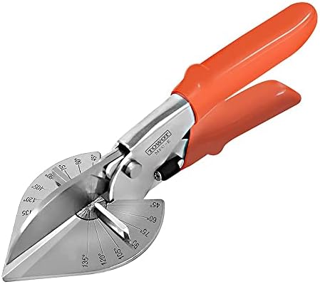 Towot Sharp Multi Angle Mitre Cutter de cisalhamento ajustável a 45 a 135 graus com ferramentas manuais de bloqueio de segurança