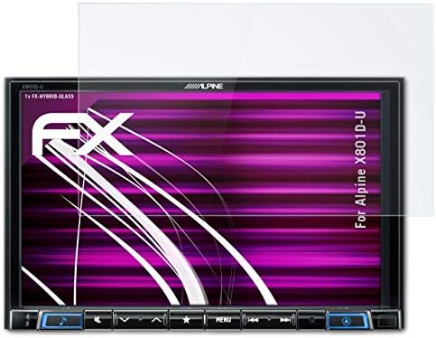 Atfolix Plastic Glass Protective Film Compatível com Alpine X801D-U Glass Protector, Protetor de tela de vidro de vidro