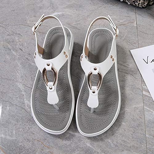 Slippers for Women Summer House Ladies Metal Flip Flip Flips Sandálias Sinpíge