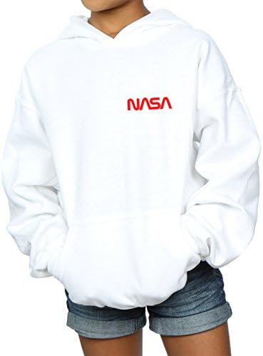 Cult de culto absoluto NASA Girls Modern Logo Pocket Hoodie