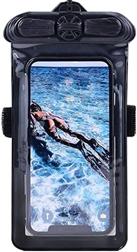 Caixa de telefone Vaxson Black, compatível com LG Aristo 4 Bolsa à prova d'água Bolsa seca [não filme de protetor de tela]