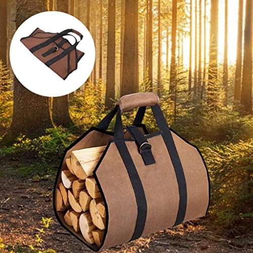 Petsola portátil portátil Log Tote Bolsa Camping Supplies