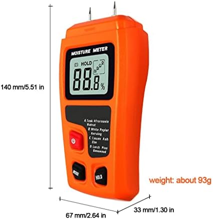 KJHD Wood hidrato e medidor testador de umidade Hygrometer Tester Detector de Densidade de Árvore de Densidade de Mininha
