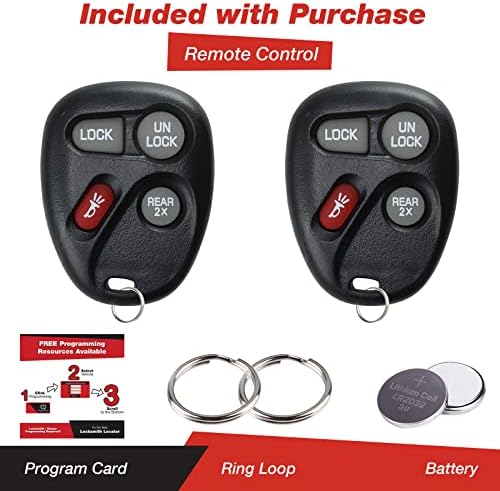 KeylessOption Remote Key FOB para GM