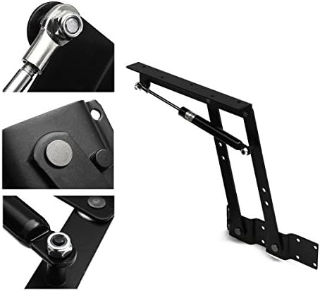 1 par levantar mecanismo de mesa de café superior dobradiça de hinge hinge hinge para acessórios de móveis, suporte multifuncional
