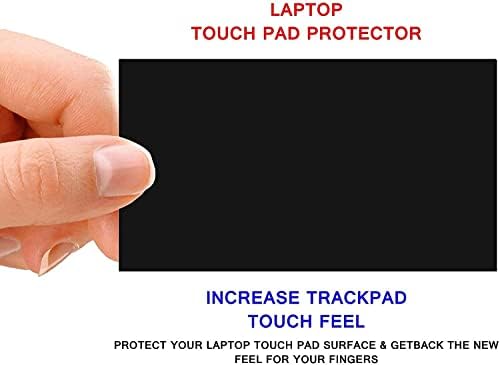 Protetor de trackpad premium de Ecomaholics para laptop HP 14 polegadas, capa de touch pad preto anti -scratch fosco