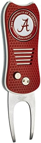 Team Golf NCAA Switchblade Divot Tool com marcador de bola magnética de dupla face- apresenta design patenteado de