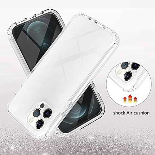 OMIO para iPhone 13 Pro Max Gradient Case, 360 Caixa de pára-choques corporais completos com protetor de tela temperado de