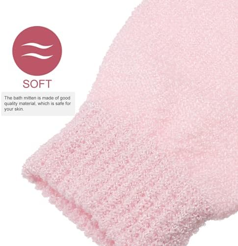 FOMIYES LIMPEZAÇÃO DE LIMPEZAÇÃO 8PCS LOOFAH esfoliando luvas de luvas de luvas espessadas esfoliantes de lavagem de dupla face para