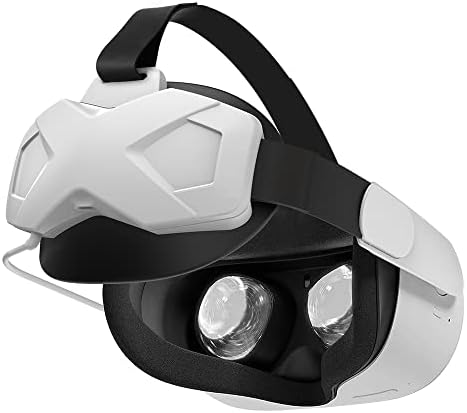 Alça de elite com bateria para o Oculus Quest 2.8000mAh estende o tempo de reprodução 7hrs, potência de VR de carregamento