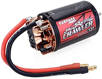 Superar hobby à prova d'água 550 Motor escovado 10t 12t 16t 20t com 80a ESC para 1/10 1/12 RC Car Boat Boat