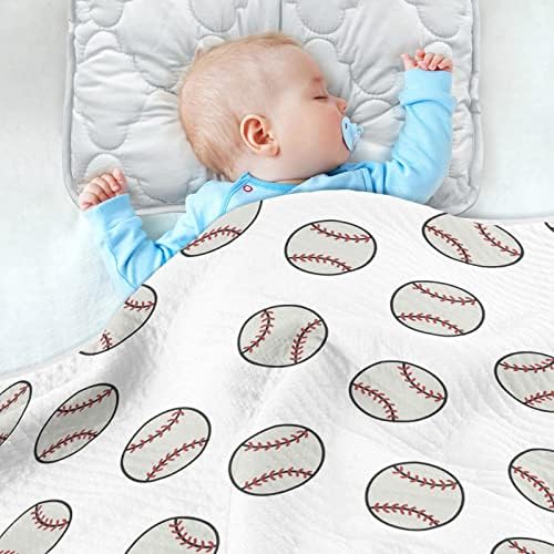 Cobertores de bebê de beisebol rabiscos para meninos super macios e macios Cobertores para meninas para meninas cobertores de berço