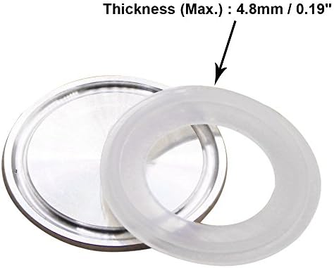Dernord Silicone Gasket Tri-Clover O-ring-1,5 polegada
