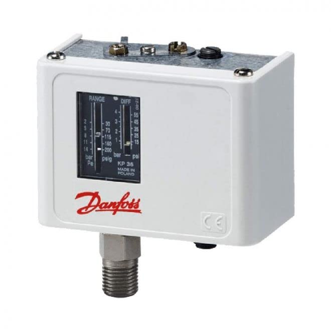 Danfoss Pressão, interruptor de pressão industrial, interruptor de pressão da caldeira, chave de pressão de corrente,