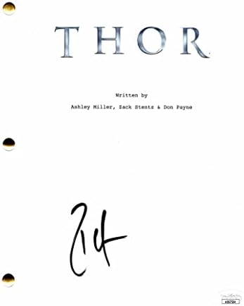Idris Elba assinou o autógrafo Thor Full Movie Script - Marvel Univerise Heimdall, John Luther, Nelson Mandela em Mandela: Uma longa