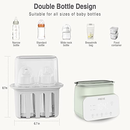 Deluxe Baby Bottle Warmer 7 em 1 Aquecedor de garrafas rápidas para aquecedor de comida de leite materno e degelo com