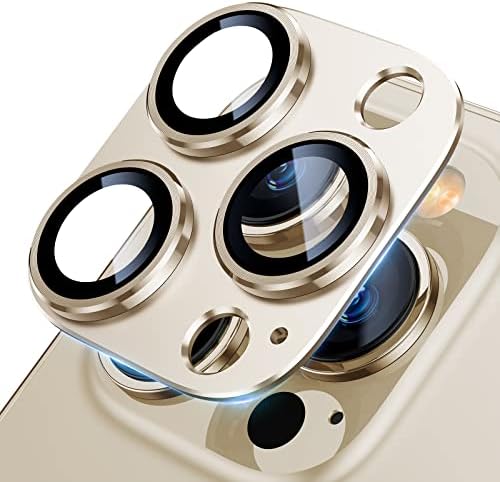 UniqueMe para o iPhone 13 Pro/iPhone 13 Pro Max Camera Lens Protector, [Proteção de gota forte] [não é fácil de cair na capa da