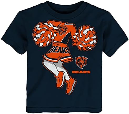 T-shirt de líder de torcida da NFL para meninas externas