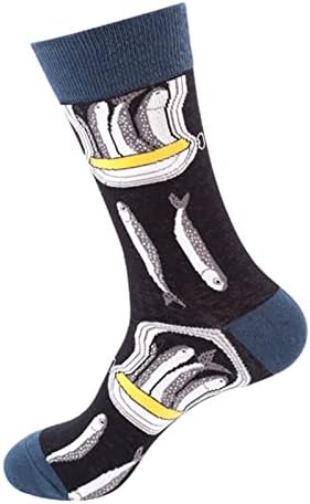 Meias femininas Prind Meias Presentes Cotton Long Funny Meocks for Women Rodty Funky Fofte Socks Big Size Men