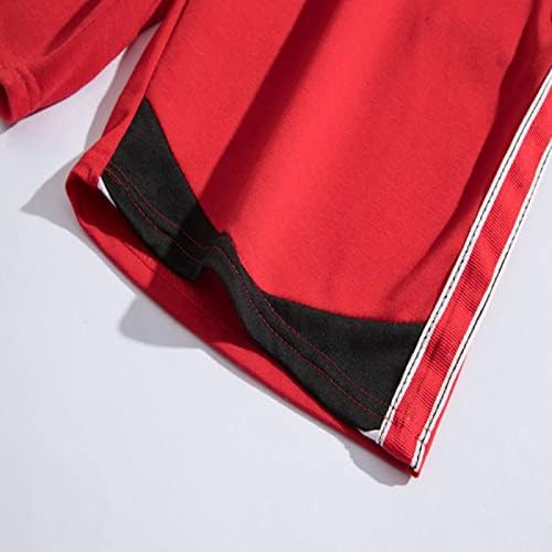 Shorts de basquete masculinos de wenkomg1, colorblock rápido seco troncos leves e leves shorts de cordão elástico da cintura