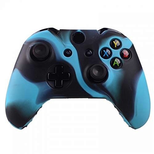 Modfreakz® Silicone Case Black Blue Camo para Xbox One Controller