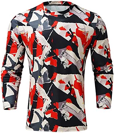 Xxbr 2022 Novos camisetas masculinas soldados de manga longa de manga longa Street Street 3D Graphic Print Print Athletic Muscle