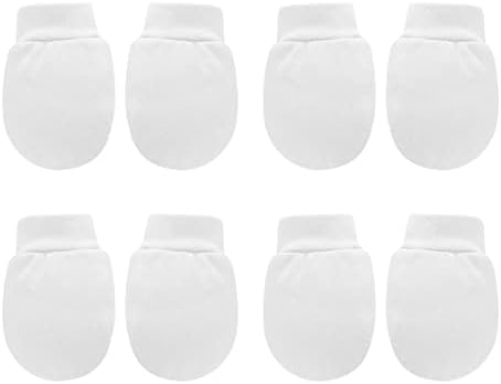 Uttpll recém-nascido Baby Cotton Mittens Infant Luves sem luvas de arranhões Luvas respiráveis ​​por 0-6 meses meninas meninas meninas