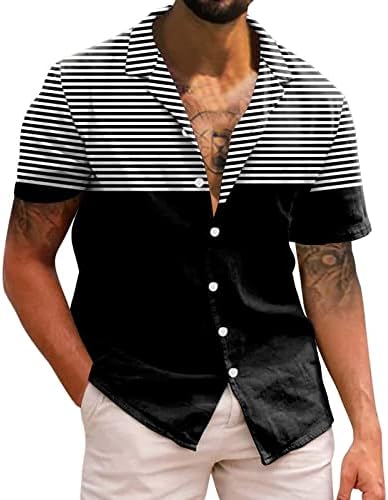 Homem de manga curta casual Spring Summer Summer Turndown pescoço 3d camisetas impressas moda blusa de top blush camisetas