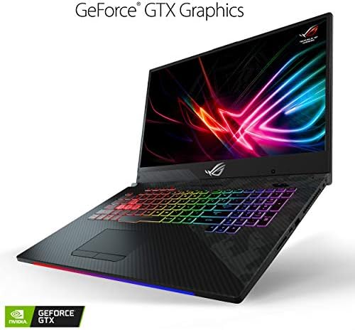 Rog Strix Scar II Laptop para jogos, 17,3 ”144Hz 3ms IPS Tipo, processador Intel Core i7-8750H, Nvidia geForce GTX