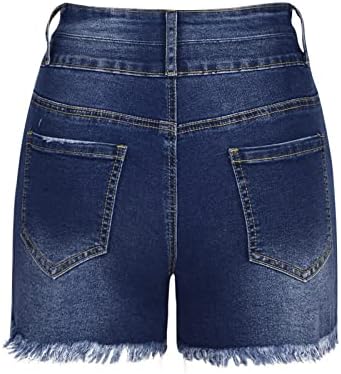 Botão feminino jeans curto