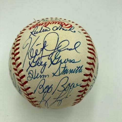 1980 A equipe da Philadelphia Phillies World Series Champs assinou W.S. Baseball JSA COA - Bolalls autografados