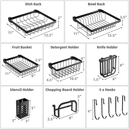 Organizador de cozinha de rack de prato JAHH