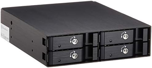 Silverstone sst -fs204b - alumínio sem bandeja de bandeja de alumínio swap mobile rack backplane / gabinete interno