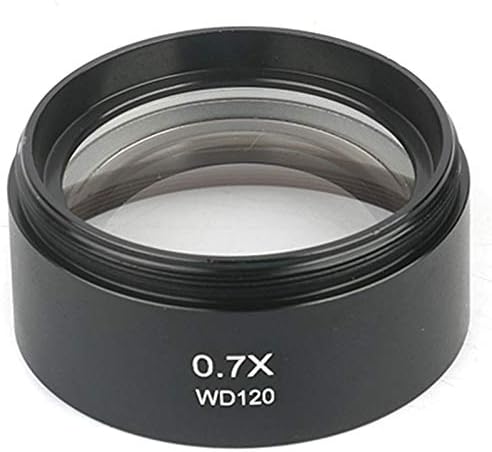 Lanoa WD120 0,7X Trinocular Trinocular Microscópio Auxiliar Lente Objetiva Barlow Lente 48mm Thread