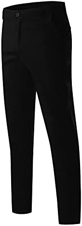 Moda de moda masculina Casual Cintura Média Slim Calças ao ar livre para homens Slim Fit Solid Pocket Soldants calças atléticas
