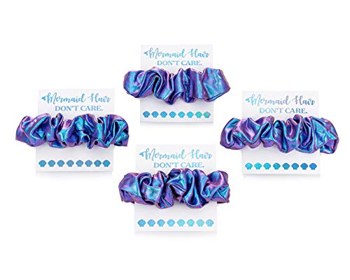 Mermaid Scrunchies Iridescent holográfico