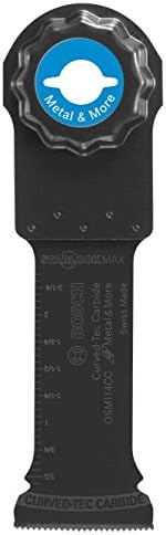 Bosch OSM114CC 1-1/4 in. StarlockMax oscilante multi-ferramenta de ferramentas curvas de carboneto Extreme Blade