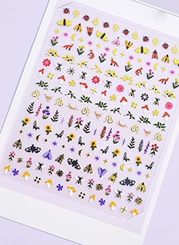 Wild Flower - Nail Art Stickers