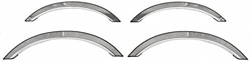 ICI Che-008 Aço inoxidável 1/2 Fender Trim para Chevrolet Cavalier 4 portas-4 peças