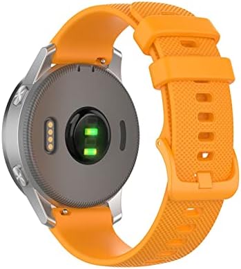 Pulseira de pulseira Xirixx 20mm para o TicWatch E para Garmin Venu para Forerunner 645 Silicone Smartwatch WatchBand