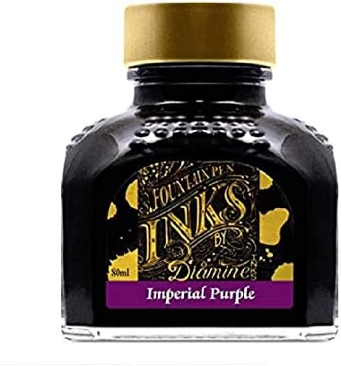 Diamina - 80 ml de tinta de caneta 2 pacote - Sherwood Green & Imperial Purple