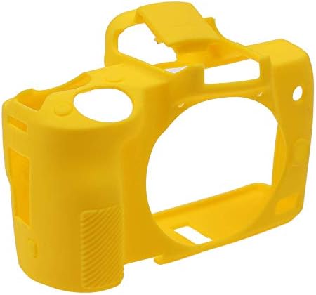 Tampa de silicone M50, Tuyung Rubber Silicone Camera Case Skin for Canon EOS M50 Câmera digital, amarelo