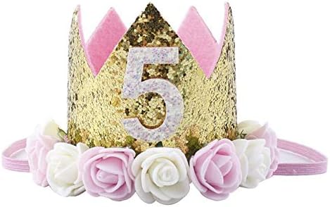 Baby Crown Princess Gold coroas Tiara Crystal Hat Girls Primeiro presente de aniversário